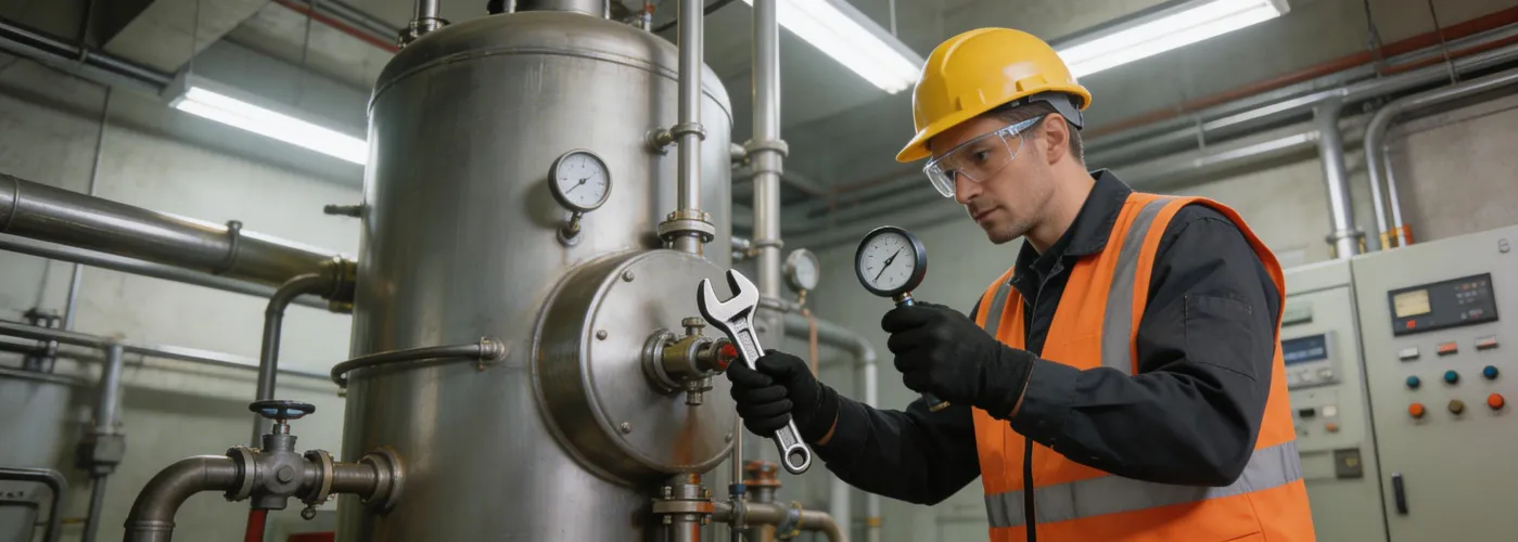 Burnham Boilers service technician